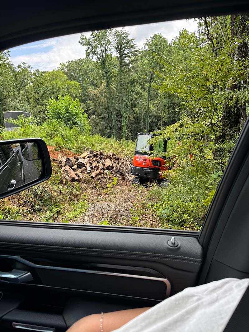 Excavation services done by Jefferson Land Clearing & Excavation